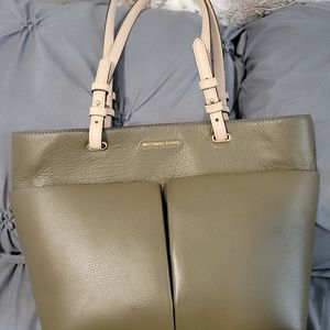 COPY - Michael Kors leather tote, like new!